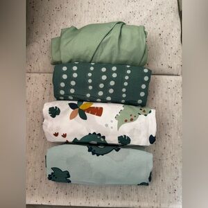 Bassinet sheets and two bassinet covers